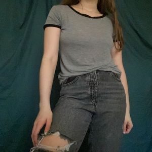 grey tshirt - urban outfitters